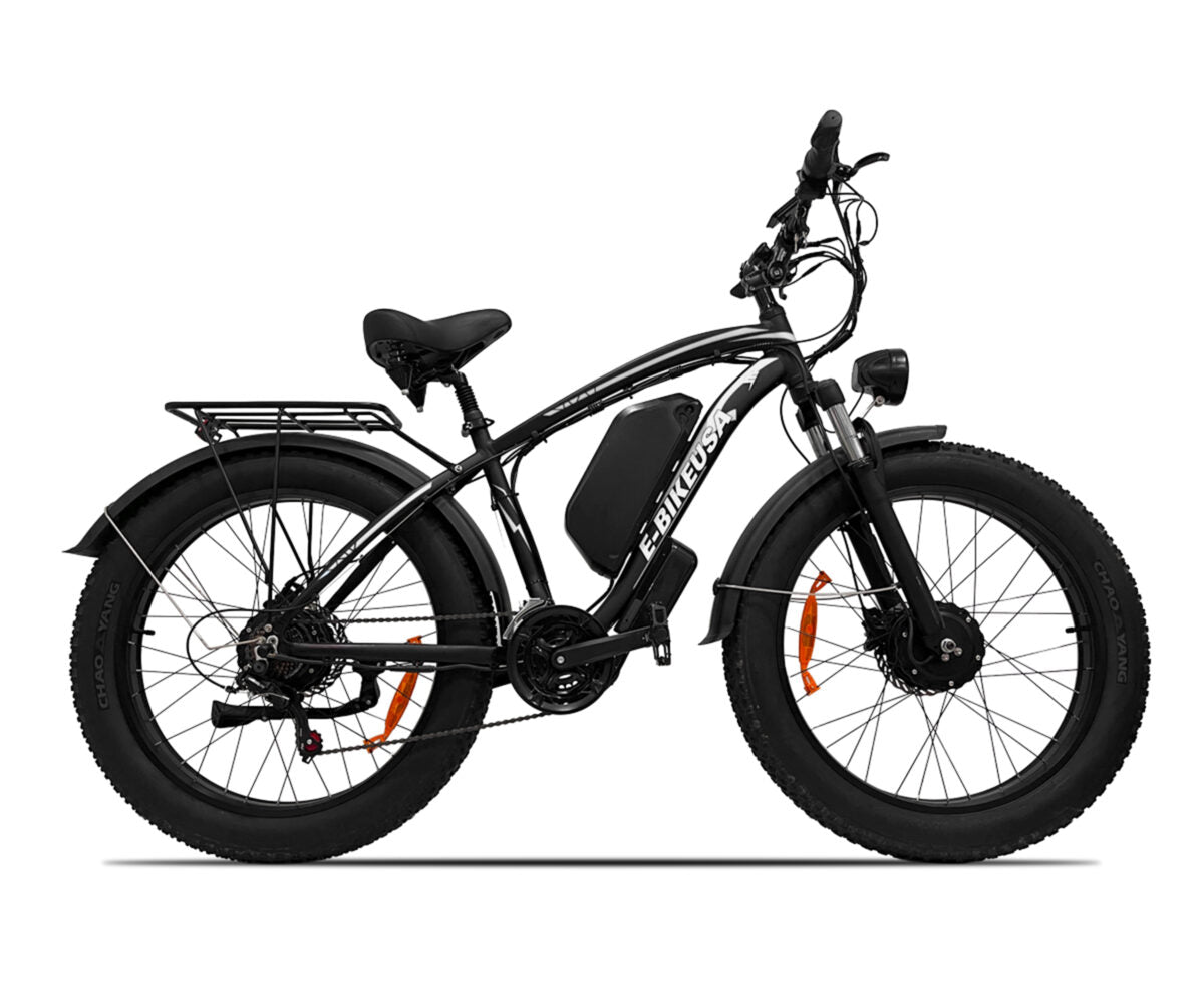 E-BIKE USA – TYPHOON Dual-Motor Step-Over Fat Tire E-Bike