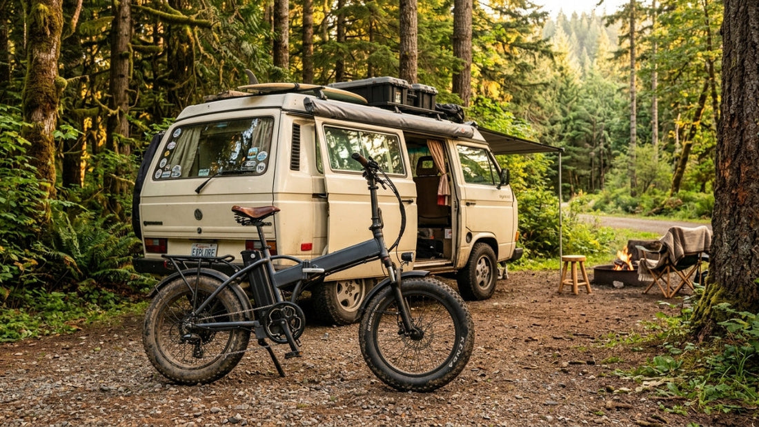 Best Folding Off-Road E-Bikes for RV, Camping, and Van Life Trail Riding