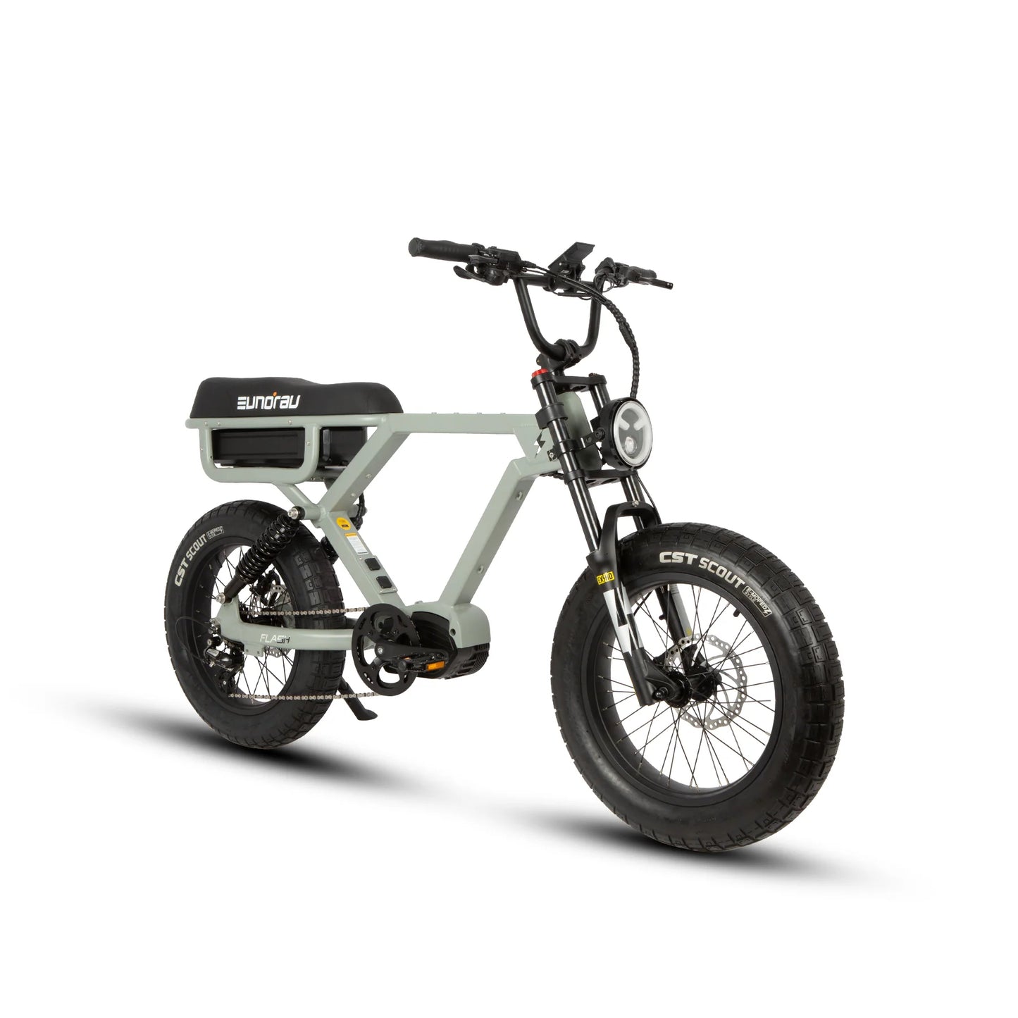 Eunorau FLASH 2.0 Powerful and Stable Mid-motor Long Range Electric Bike