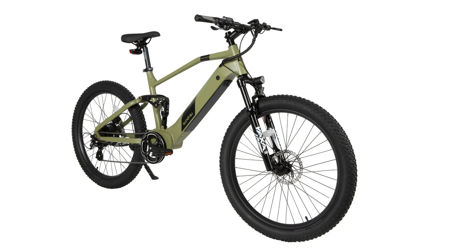 Eunorau DEFENDER Dual-Suspension Electric Mountain Bike