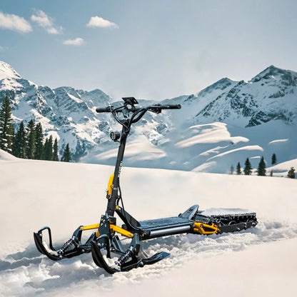 Eunorau ICEX 1.0 2000W Dual Sled Full Suspension Winter Terrain Electric Scooter