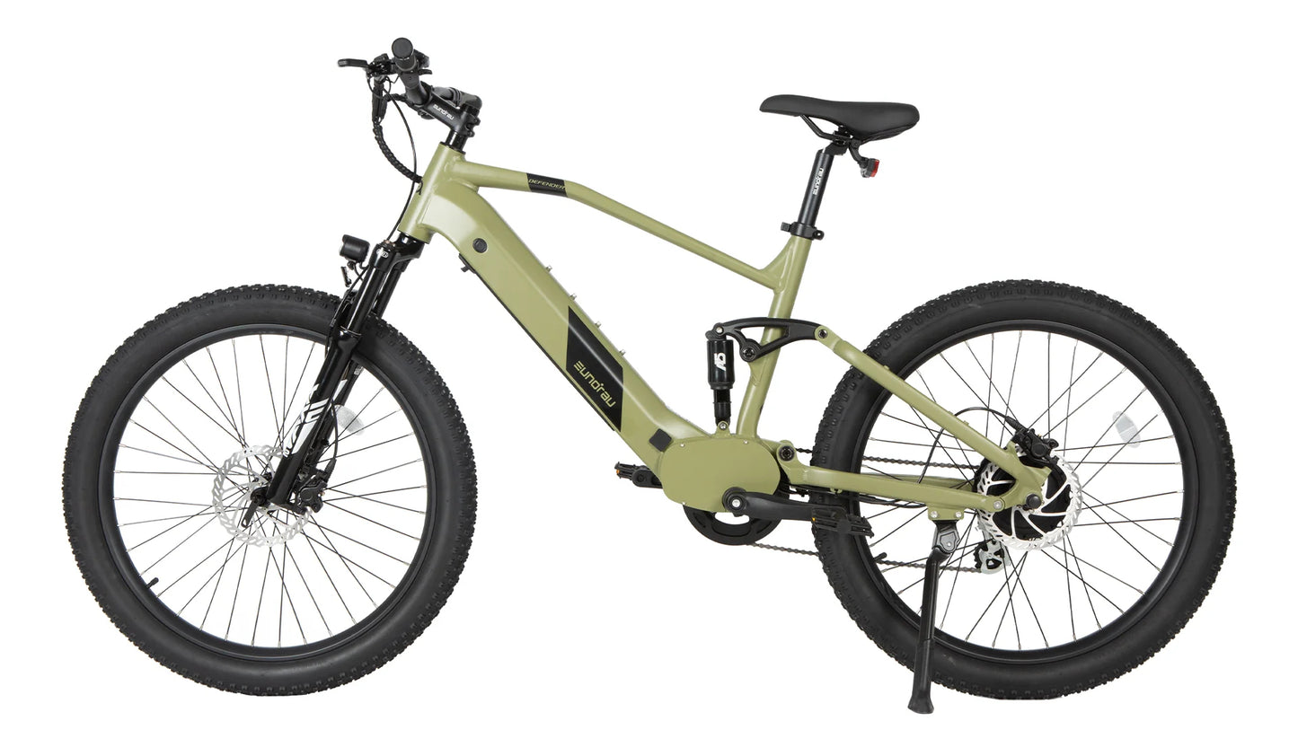 Eunorau DEFENDER Dual-Suspension Electric Mountain Bike