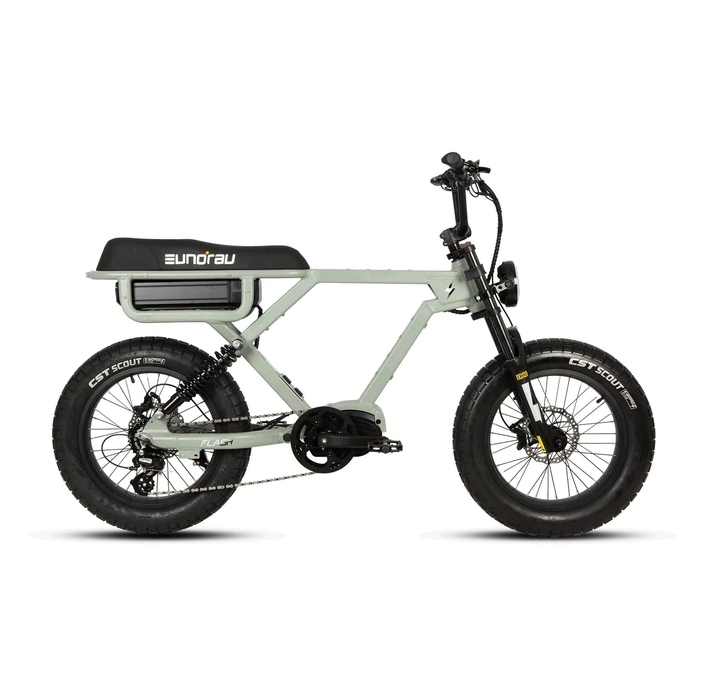 Eunorau FLASH 2.0 Powerful and Stable Mid-motor Long Range Electric Bike