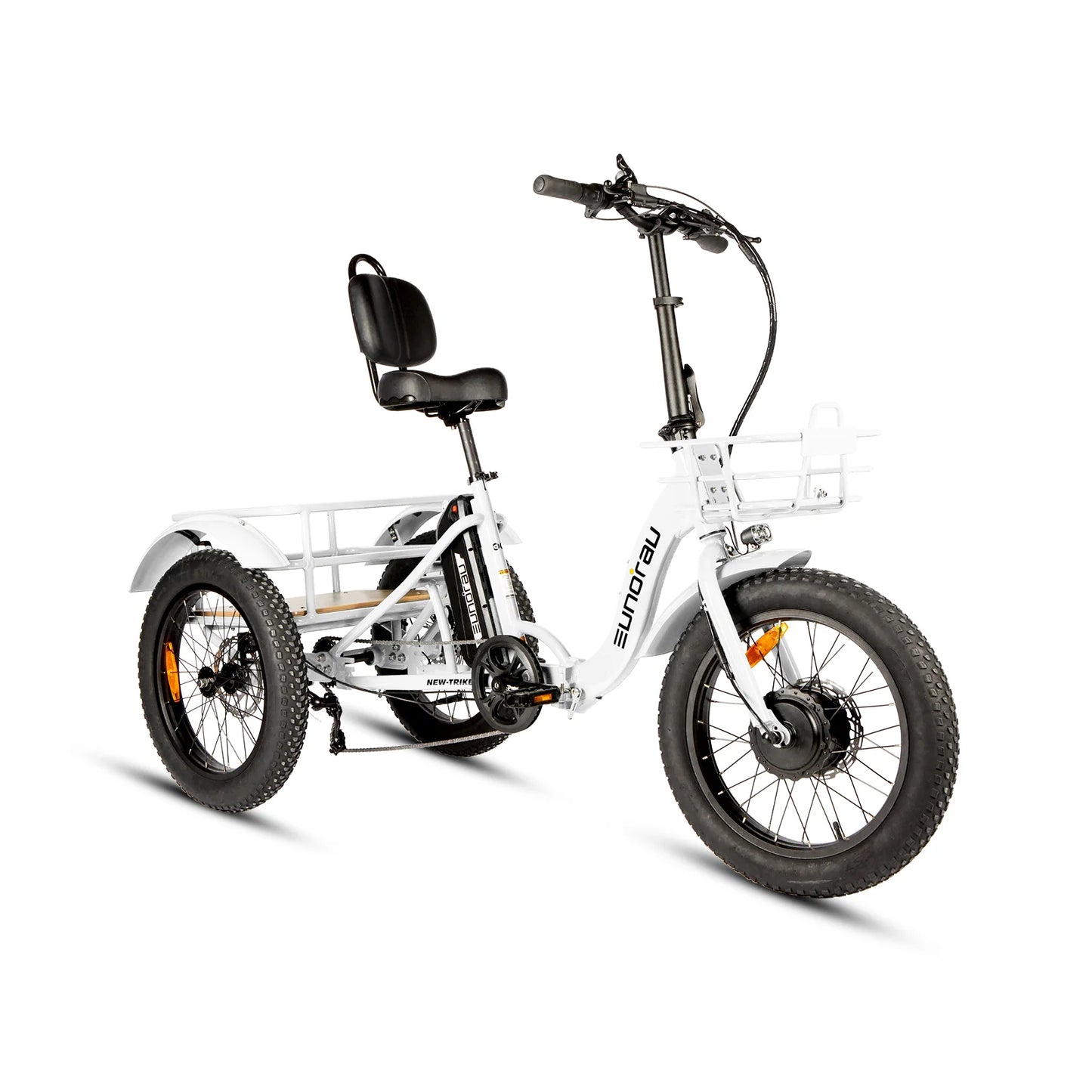Eunorau NEW-TRIKE 2.0 Long-Range Battery Adjustable Backrest Cargo Folding eTrike