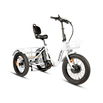 Eunorau NEW-TRIKE 2.0 Long-Range Battery Adjustable Backrest Cargo Folding eTrike