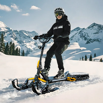 Eunorau ICEX 1.0 2000W Dual Sled Full Suspension Winter Terrain Electric Scooter