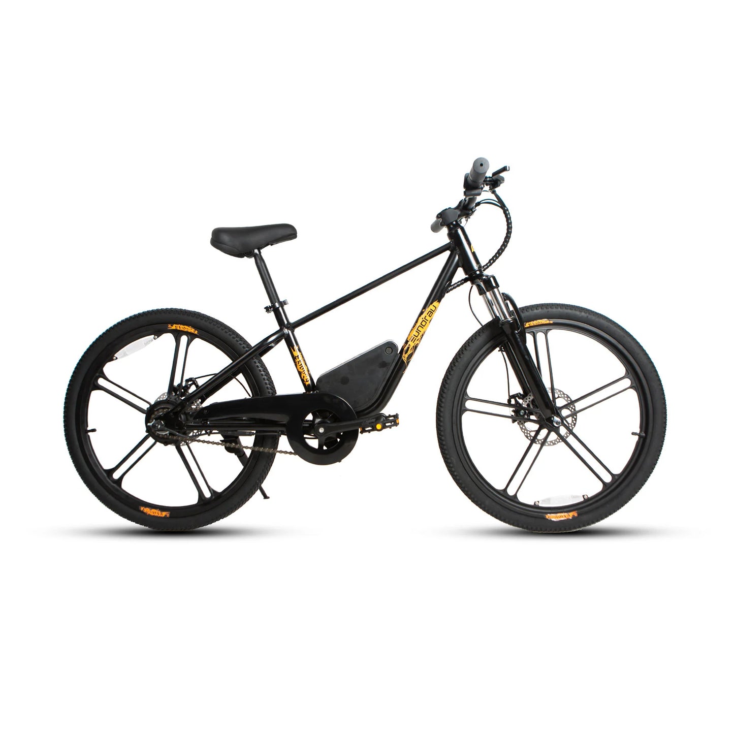 Eunorau EKIDS24 1.0 250W Kids Dual Disc Brakes & Smooth Suspension Electric Bike