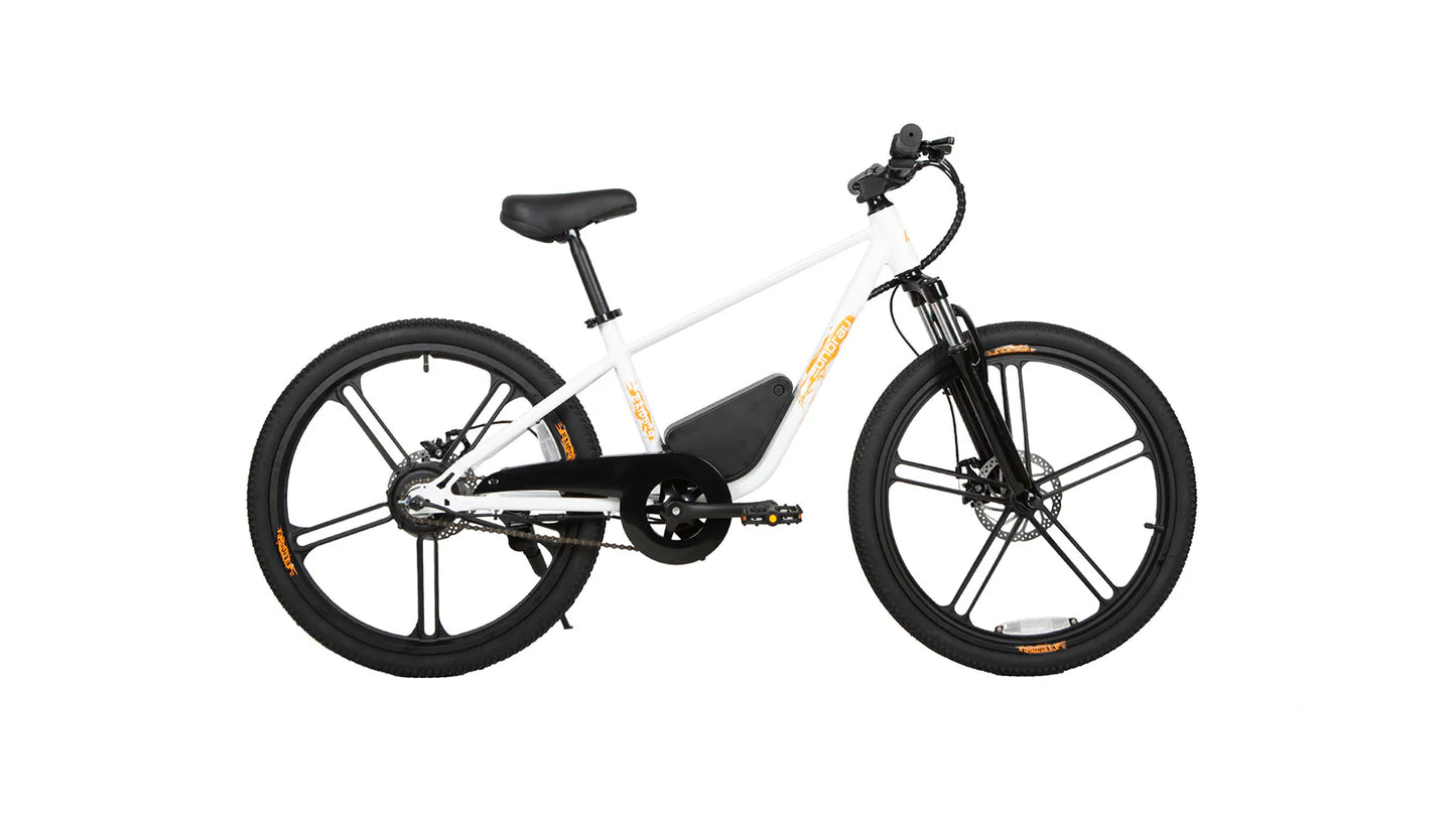 Eunorau EKIDS24 1.0 250W Kids Dual Disc Brakes & Smooth Suspension Electric Bike