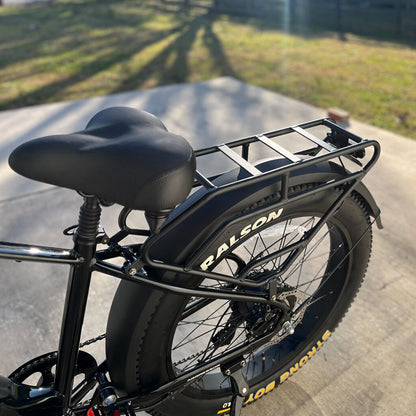 E-BIKE USA – Aggressor M All-Terrain Step-Over Fat Tire Electric Bike with Plush Suspension