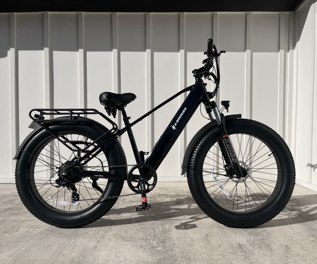E-BIKE USA – Amazing M All-Terrain Step-Over Fat Tire E-Bike