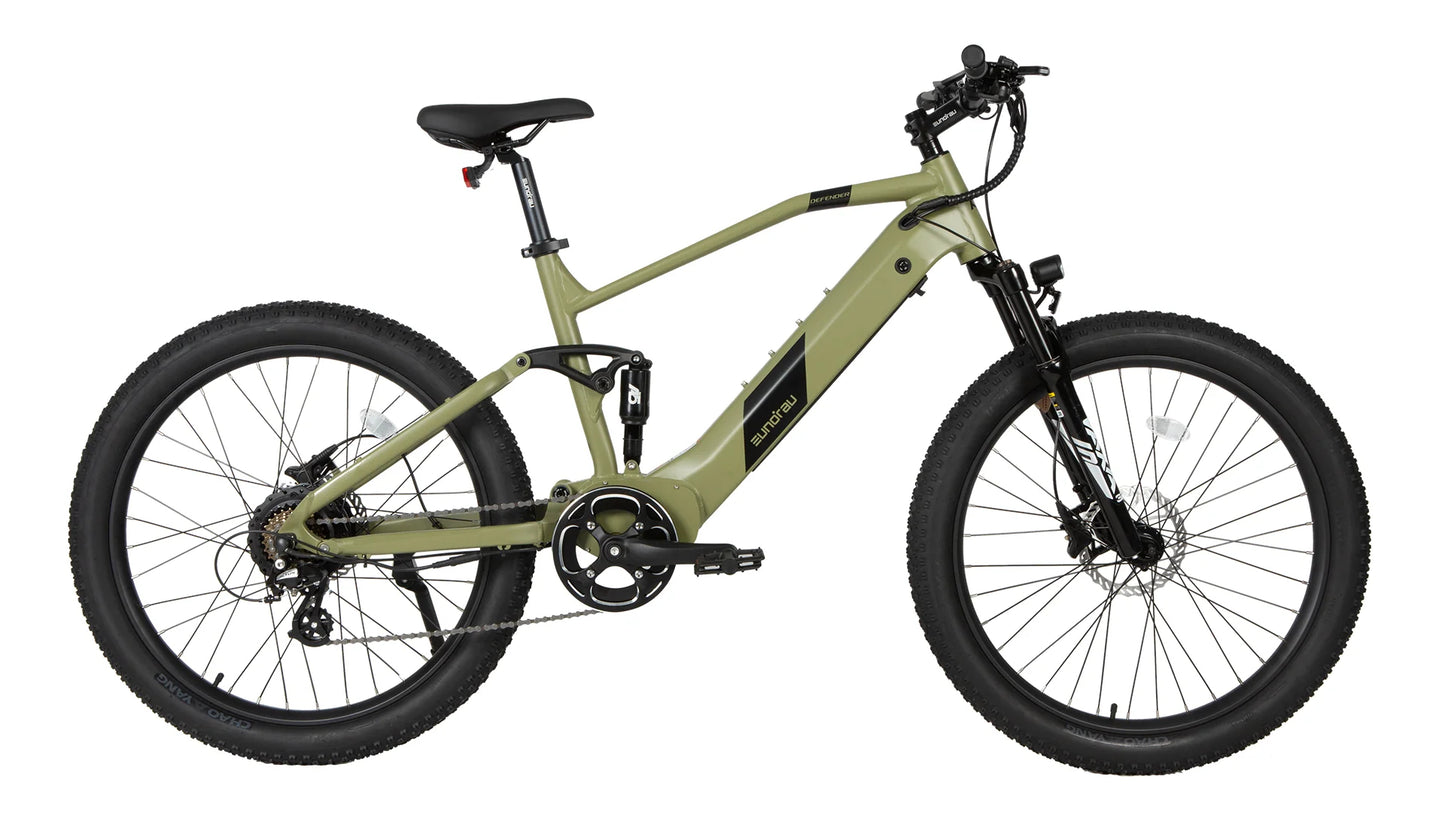 Eunorau DEFENDER Dual-Suspension Electric Mountain Bike