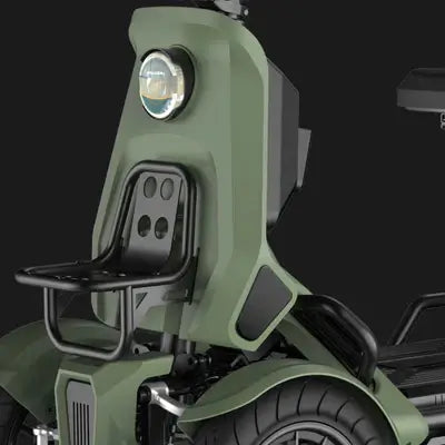 Eunorau S1000 4-Wheel Electric Cargo Bike | 15 MPH Low-Speed Utility Quad